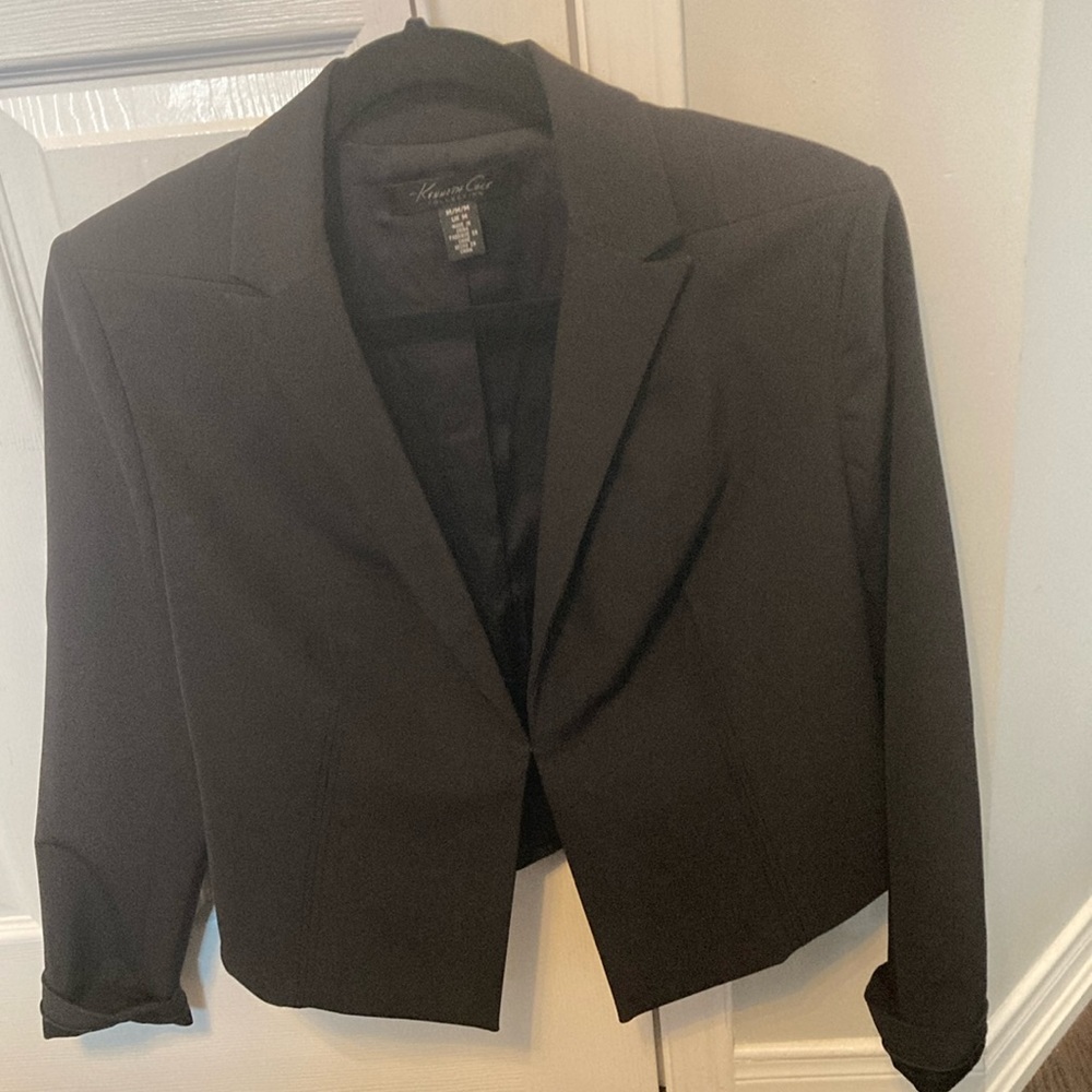 Kenneth Cole brand New black blazer jacket size medium